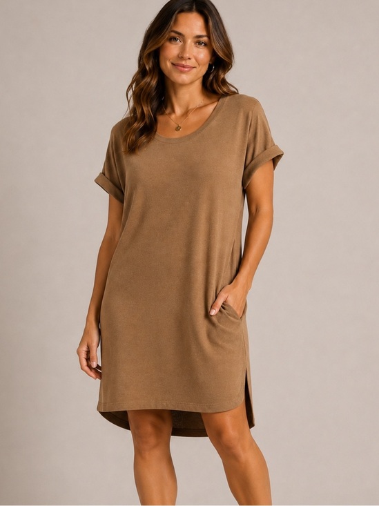 Cable & Gauge Dresses & Skirts - Cable & Gauge Lux midi T-shirt Dress
